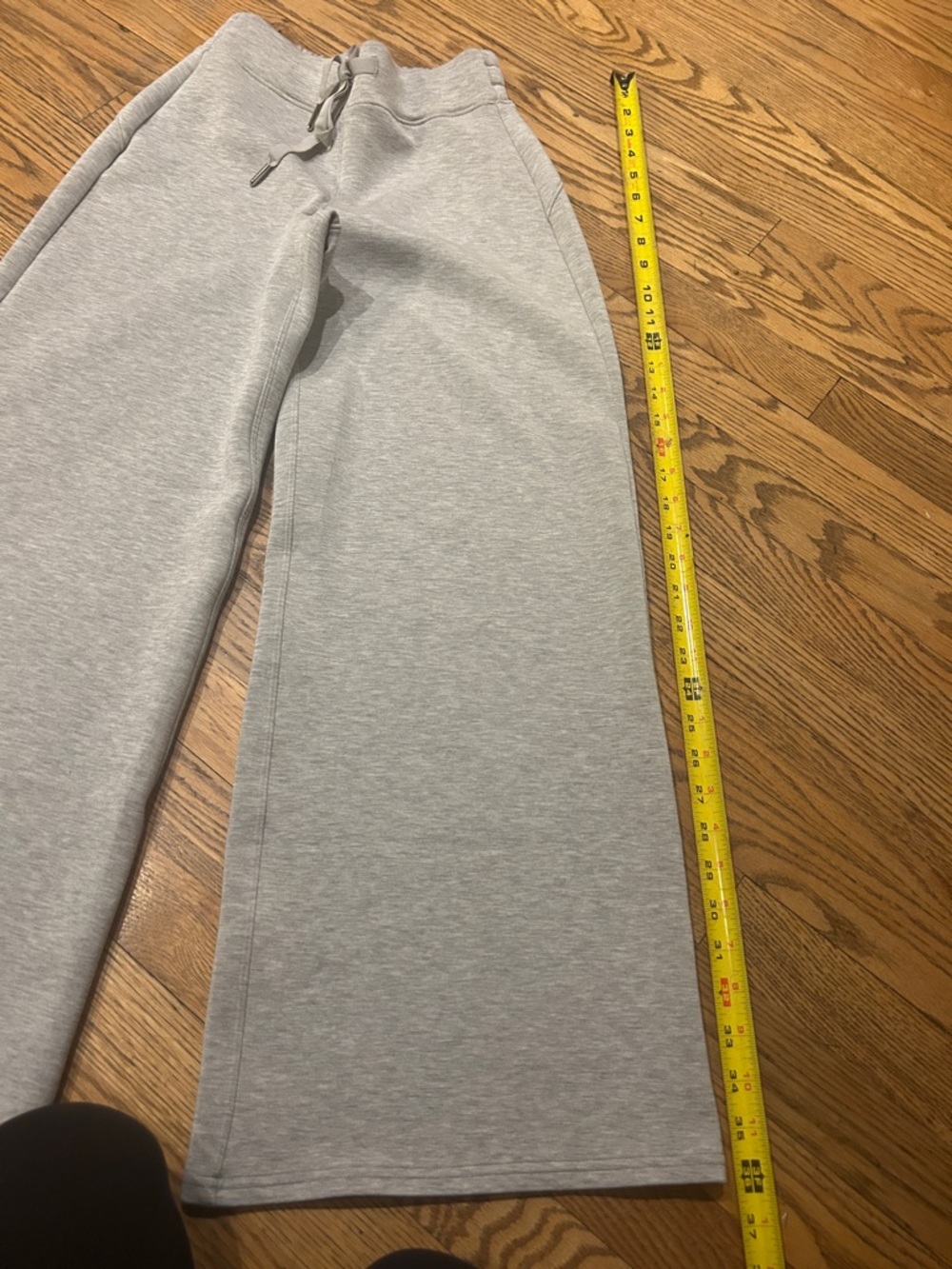 SPANX Wide-Leg Sweatpants - Heather Gray - Picture 8 of 8